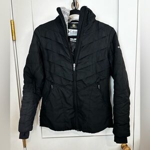 Columbia Black Quilted Jacket -omniheat